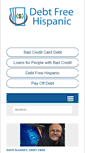 Mobile Screenshot of debtfreehispanic.com